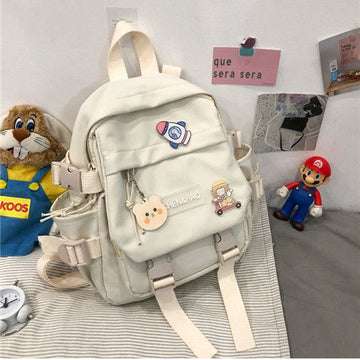 Kylethomasw  Small Women's Backpack Girls School Bag Waterproof Nylon Fashion Japanese Casual Young Girl's Bag Female Mini Backpack for Women